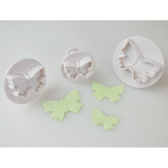 Κουπάτ πεταλούδες με ελατήριο 2-2,5-3cm 3τεμ