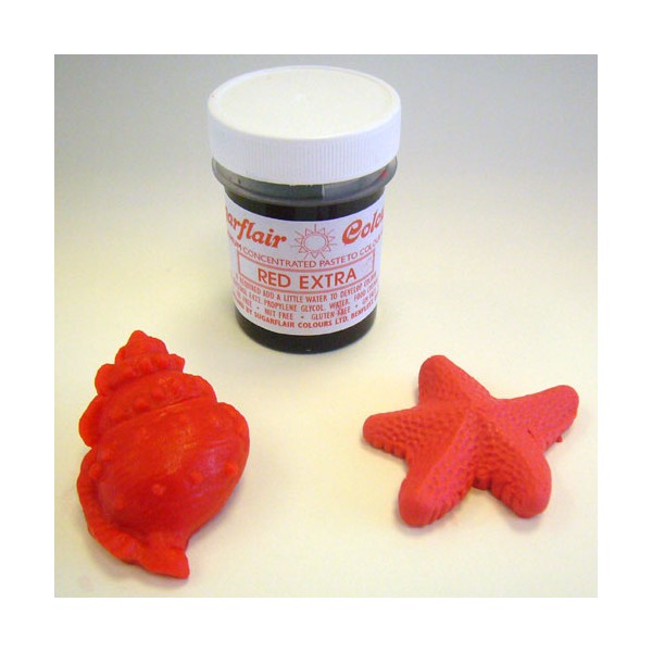 Χρώμα ζαχαροπλαστικής πάστα κόκκινο extra 42γρ Sugarflair