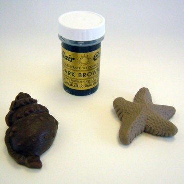 Χρώμα ζαχαροπλαστικής πάστα καφέ σκούρο 25γρ Sugarflair