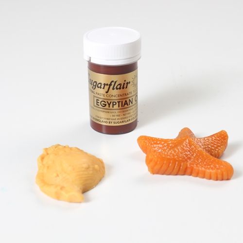 Χρώμα ζαχαροπλαστικής πάστα πορτοκαλί egyptian orange 25γρ Sugarflair