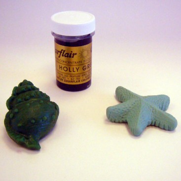 Χρώμα ζαχαροπλαστικής πάστα πράσινο holly 25γρ Sugarflair