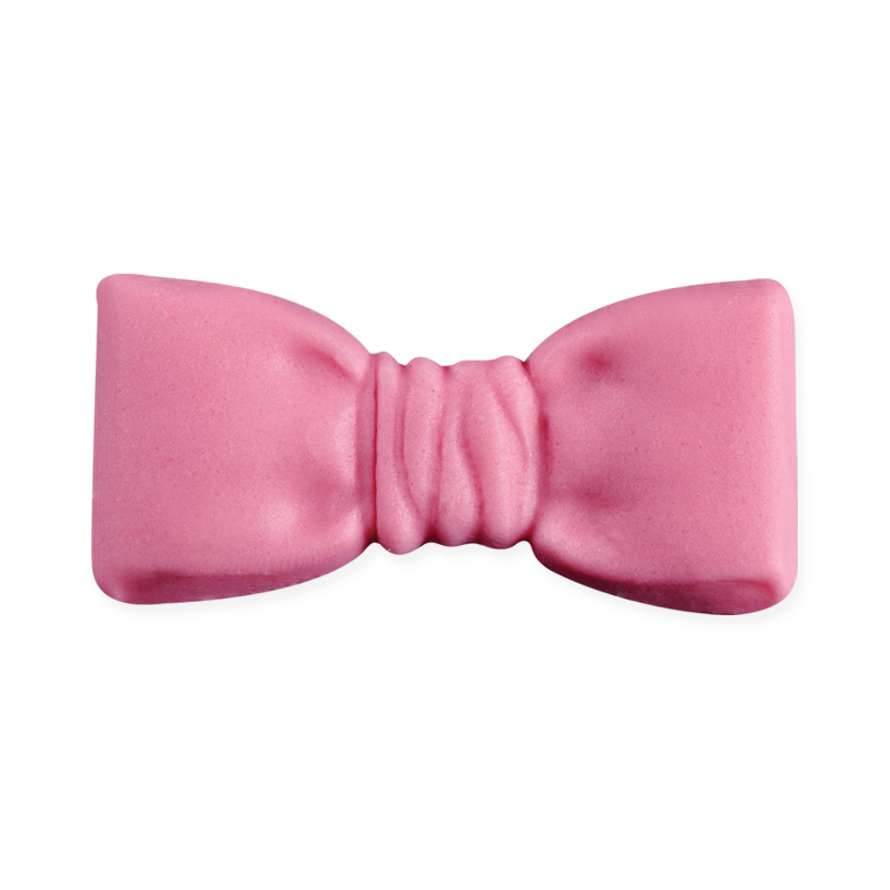 Φιογκάκια ροζ μεγάλα 6cm 10τεμ ζαχαρωτά Sugart