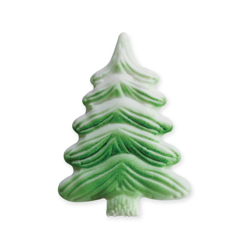 Χριστουγεννιάτικο δέντρο χιονισμένο βρώσιμο 5cm 40τεμ Sugart