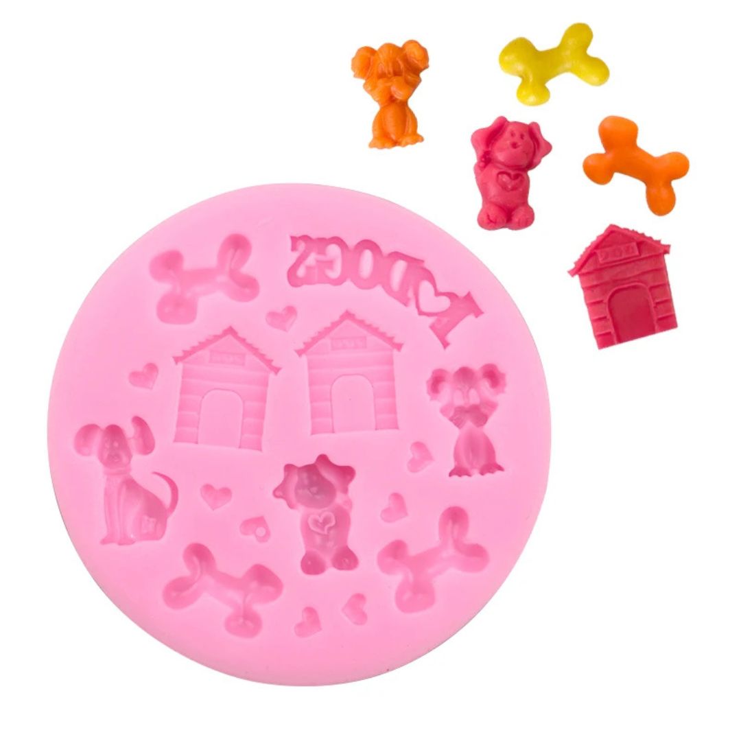 Καλούπι σιλικόνης για σκυλάκια