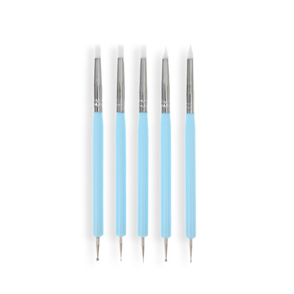 Εργαλεία μοντελισμού σιλικόνης και μεταλλικά 5τεμ (10 σχέδια) Sugart