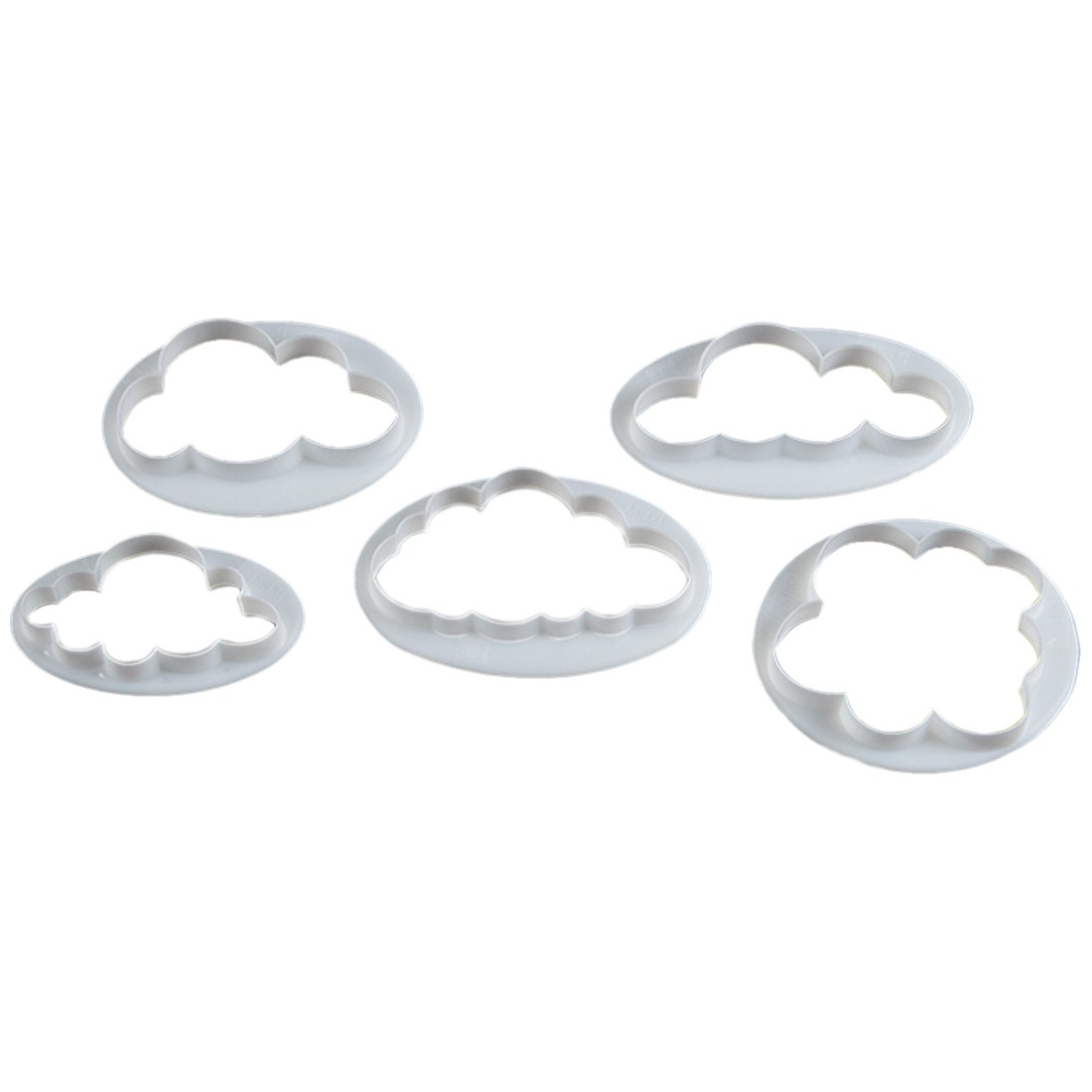 Κουπάτ σύννεφα πλαστικά 3-5-2,5-3cm 5τεμ