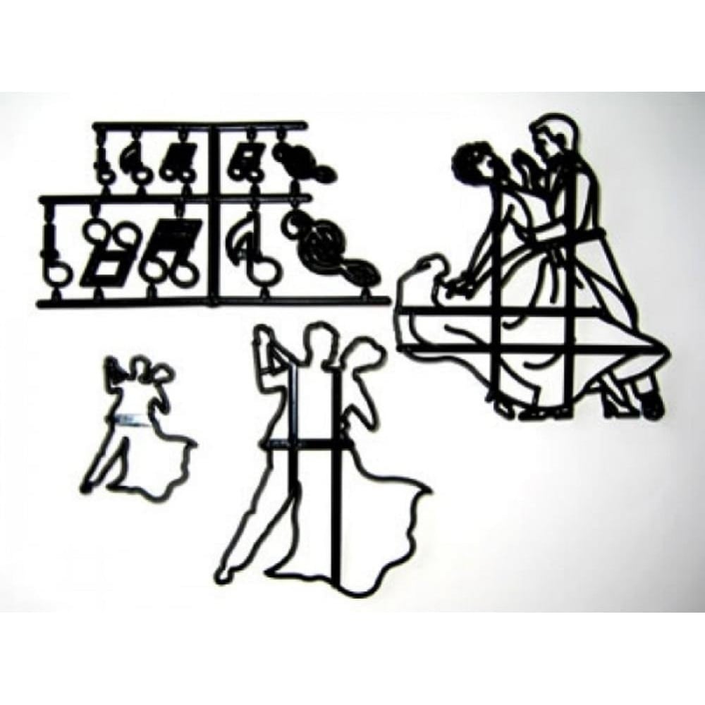 Κουπάτ ταγκό χορευτές patchwork