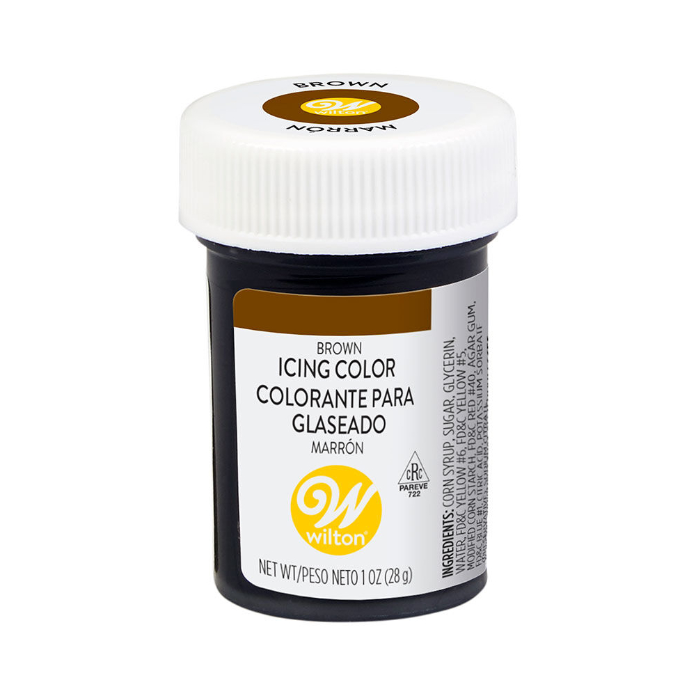 Χρώμα ζαχαροπλαστικής πάστα καφέ brown 28γρ Wilton
