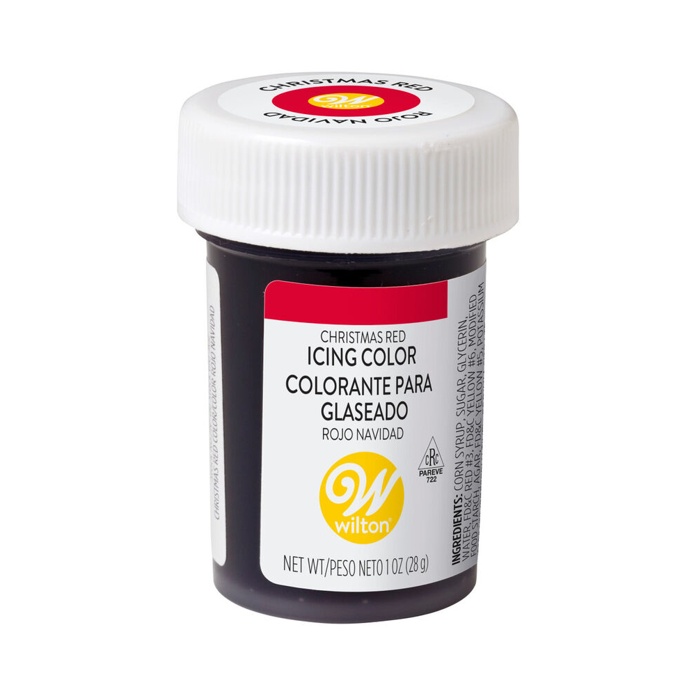 Χρώμα ζαχαροπλαστικής πάστα κόκκινο christmas 28γρ Wilton