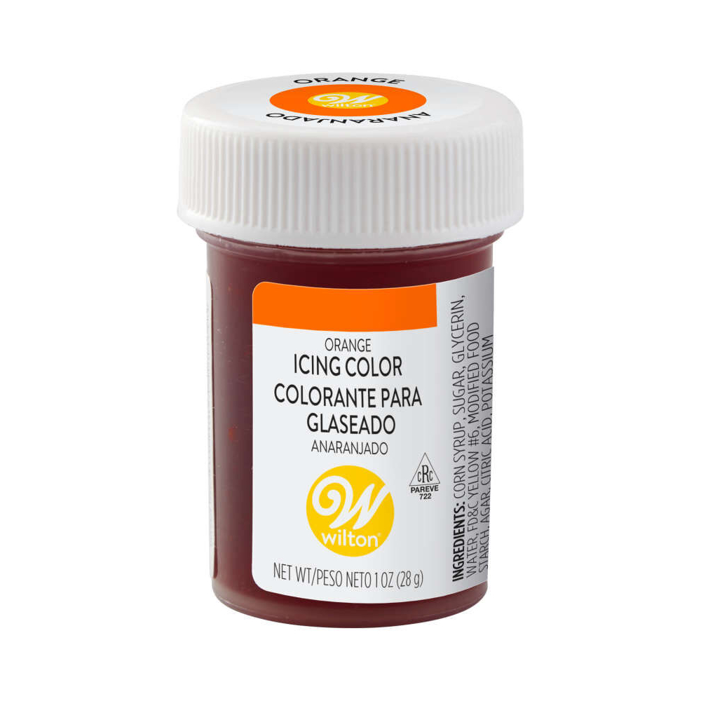 Χρώμα ζαχαροπλαστικής πάστα πορτοκαλί orange 28γρ Wilton