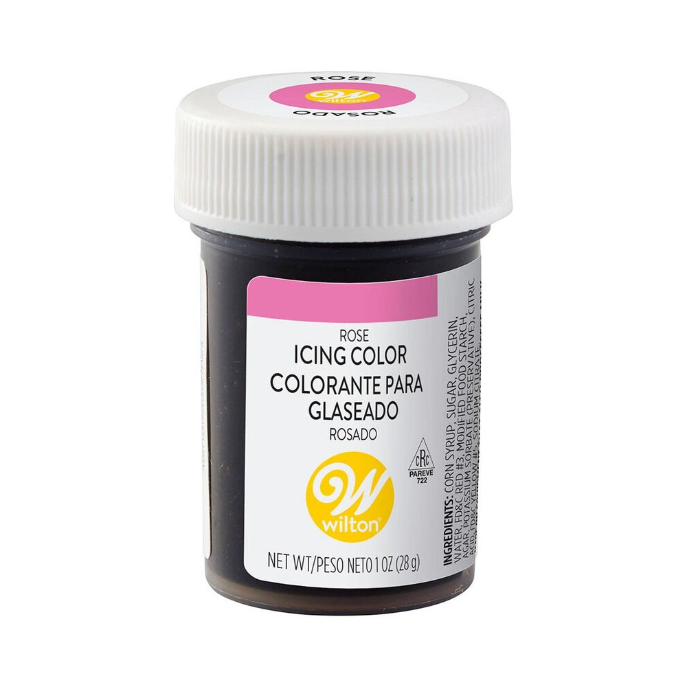 Χρώμα ζαχαροπλαστικής πάστα φουξ rose 28γρ Wilton