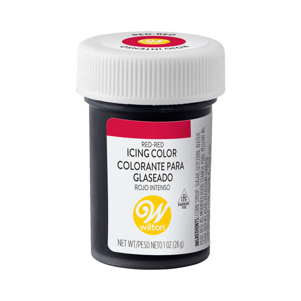 Χρώμα ζαχαροπλαστικής πάστα κόκκινο red red 28γρ Wilton