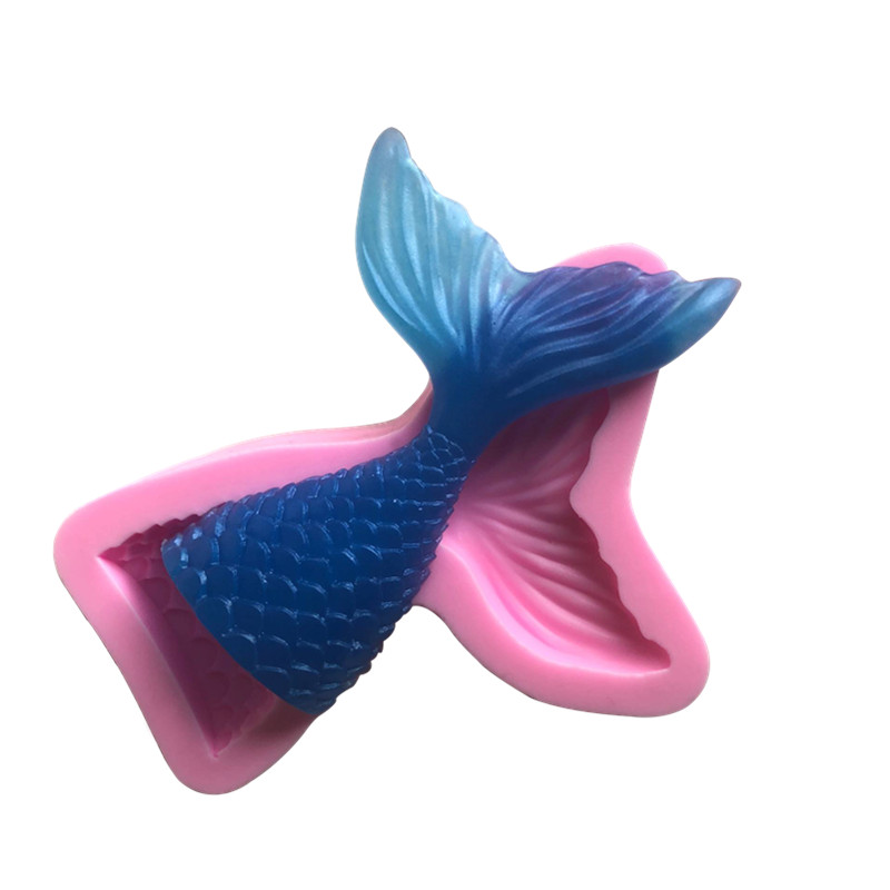 Καλούπι σιλικόνης ουρά γοργόνας 9cm