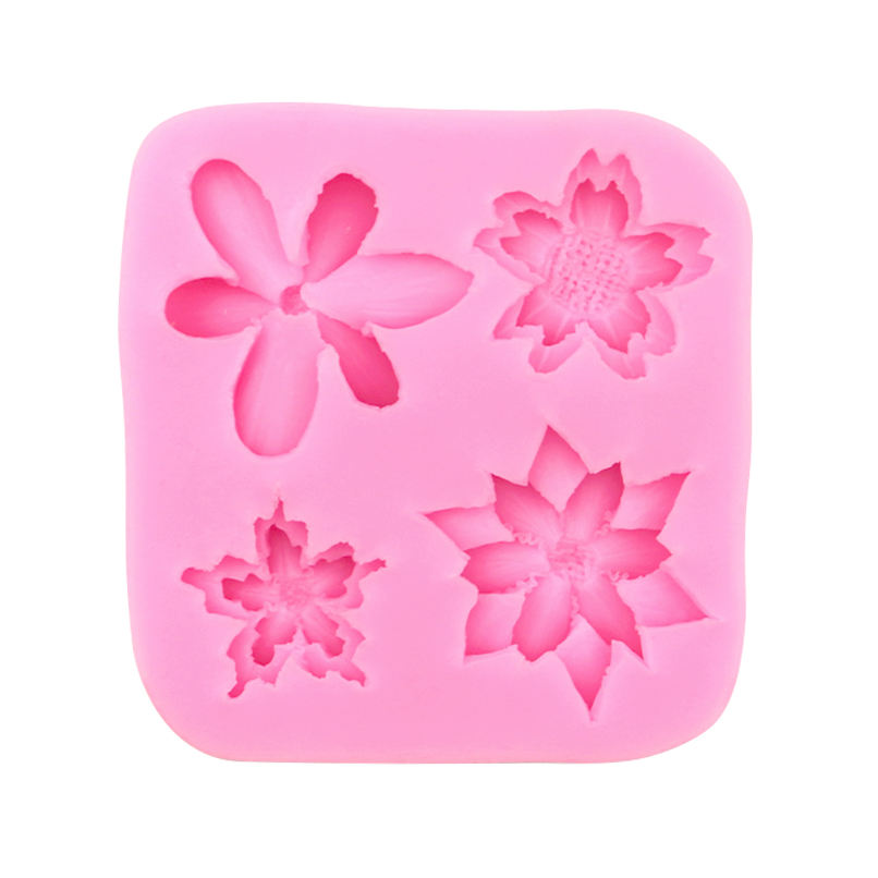 Καλούπι σιλικόνης λουλούδια 2