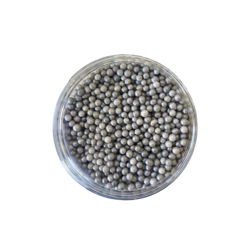 Πέρλες ασημί γκρι βρώσιμες 4mm 220γρ Sweetbite