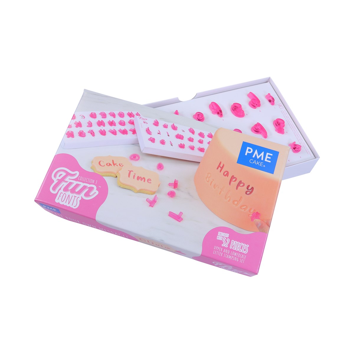 Σφραγίδες γράμματα 52 τεμάχια συλλογή 3 PME