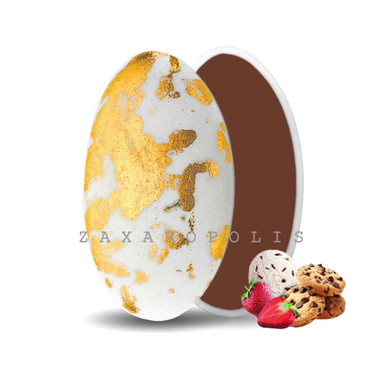 Κουφέτα Choco splash χρυσό mix γεύσεων 1 κιλό Zaxaropolis