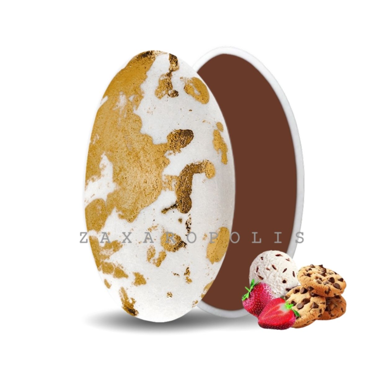 Κουφέτα Choco splash μπρονζέ mix γεύσεων 1 κιλό Zaxaropolis