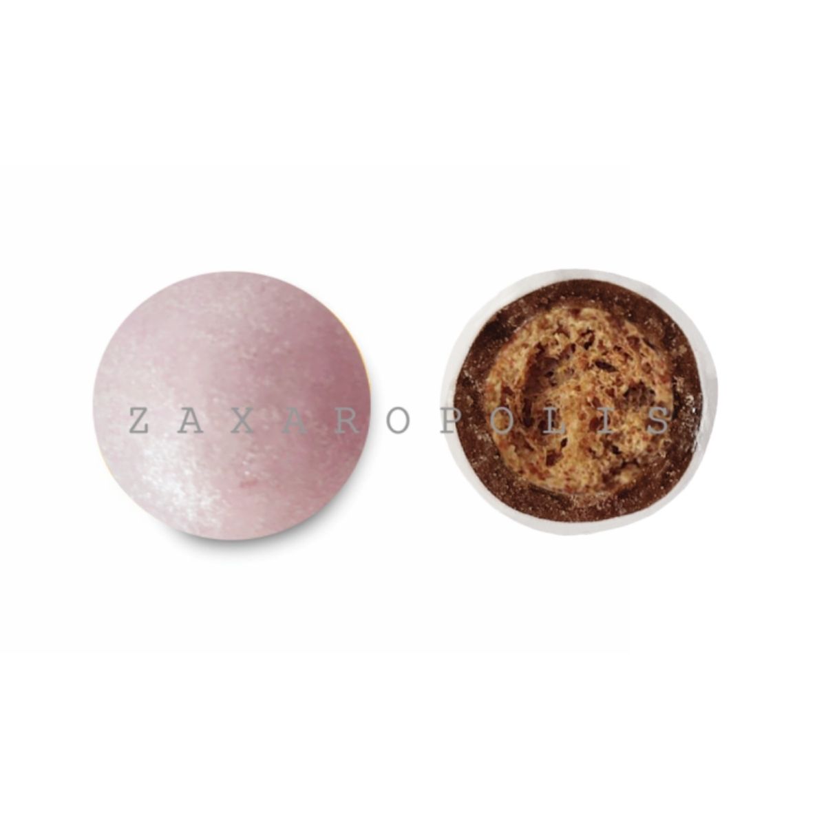 Κουφέτα Crispy ροζ περλέ 800γρ Zaxaropolis