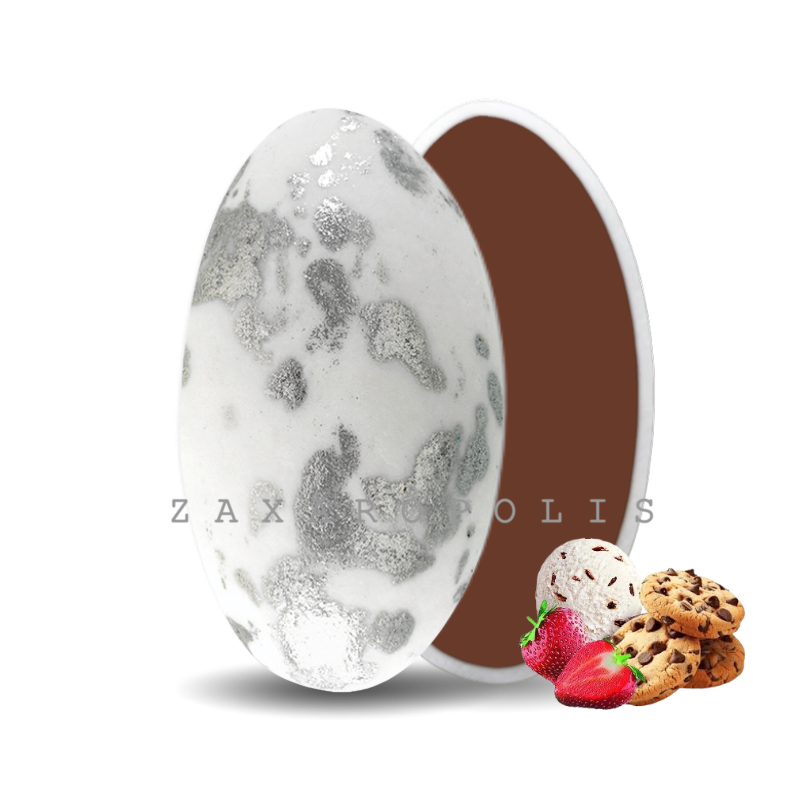 Κουφέτα Choco splash ασημί mix γεύσεων 1 κιλό Zaxaropolis