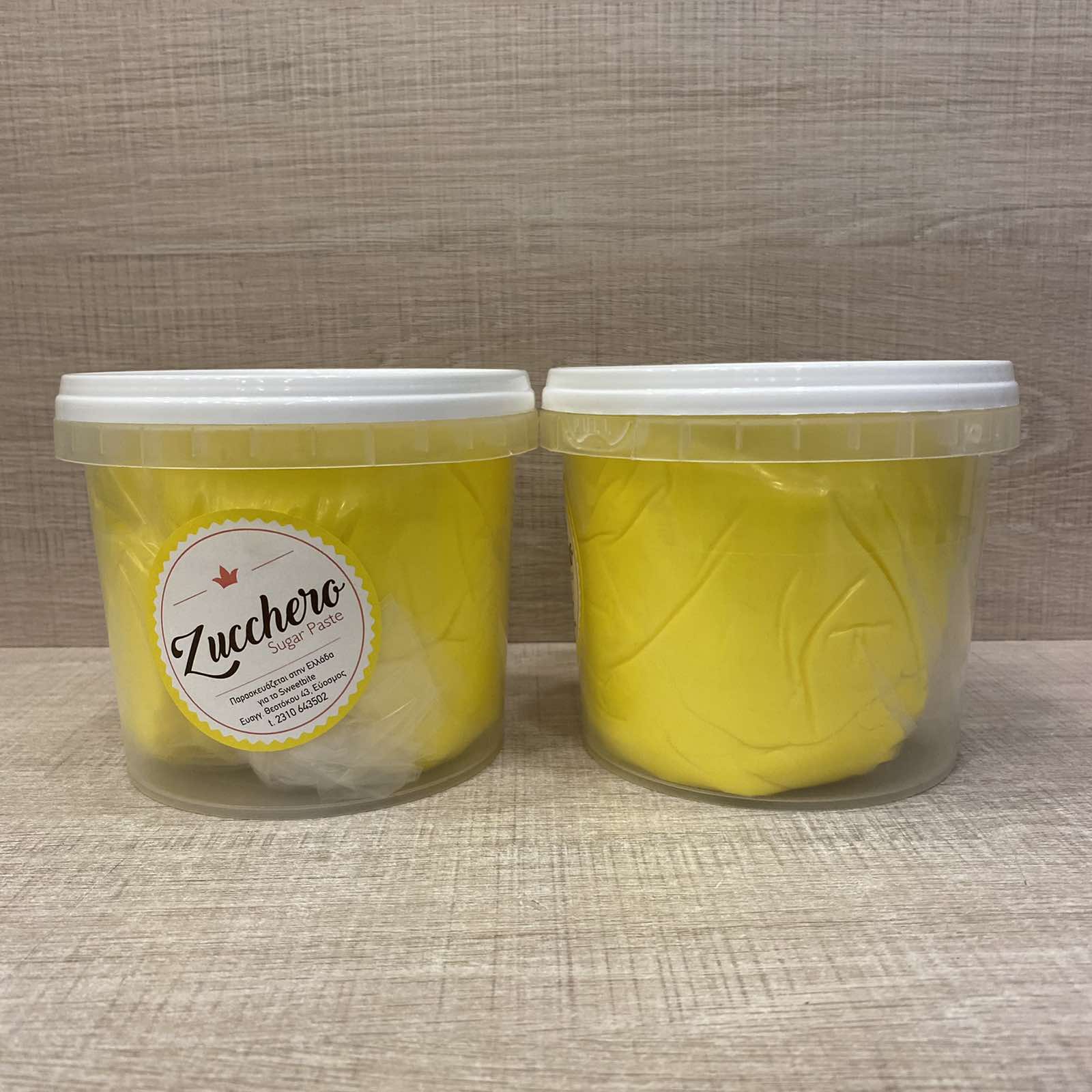 Ζαχαρόπαστα κίτρινη 1 κιλό Zucchero