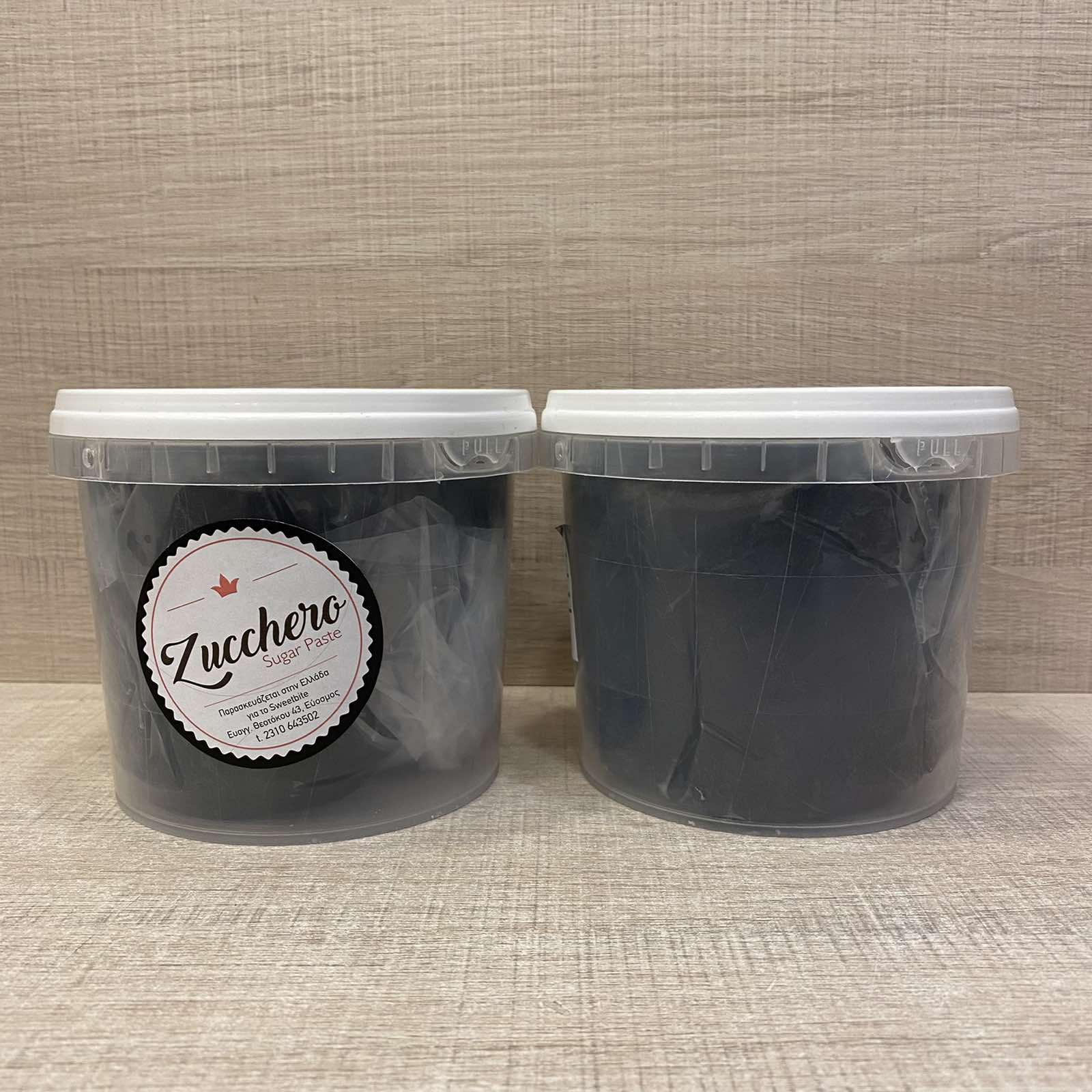 Ζαχαρόπαστα μαύρη 1 κιλό Zucchero