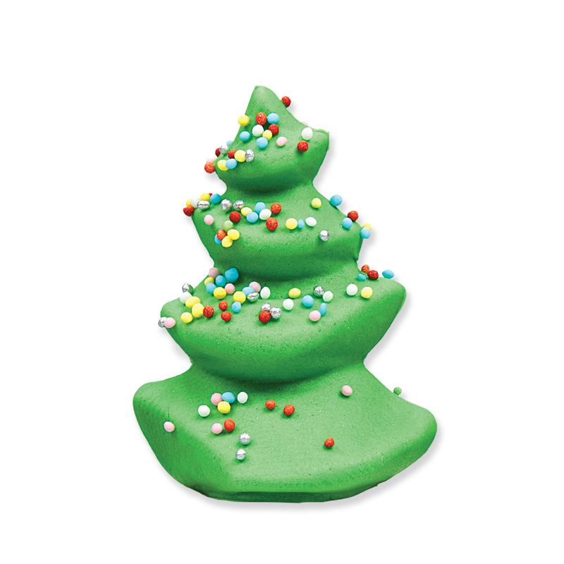 Έλατο στολισμένο 3d 6cm βρώσιμο 12τεμ Sugart