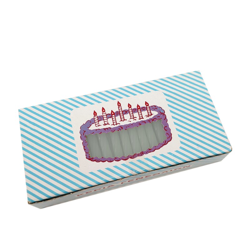 Κεριά twist λευκά 7cm 100τεμ