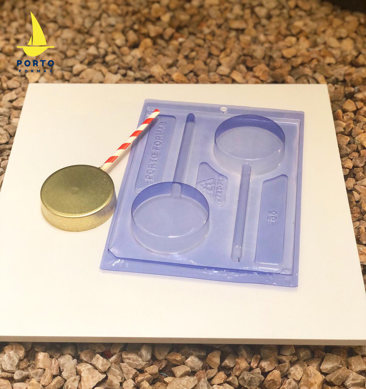 Καλούπι σοκολάτας γλυφιτζούρια στρογγυλά γεμιστά Porto Formas