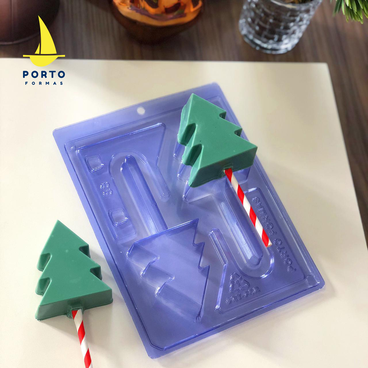 Καλούπι σοκολάτας χριστουγεννιάτικο δέντρο γλυφιτζούρι Porto Formas