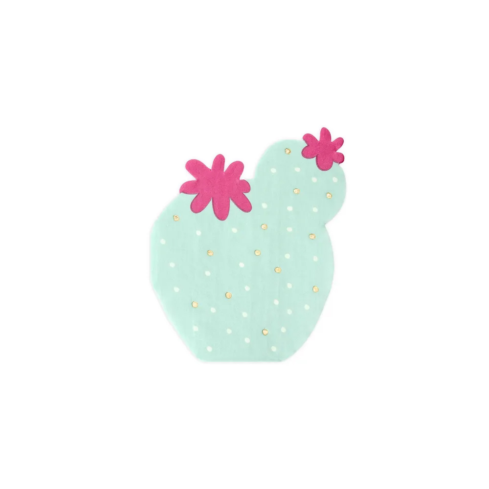 Χαρτοπετσέτες κάκτος 33cm 20τεμ PartyDeco