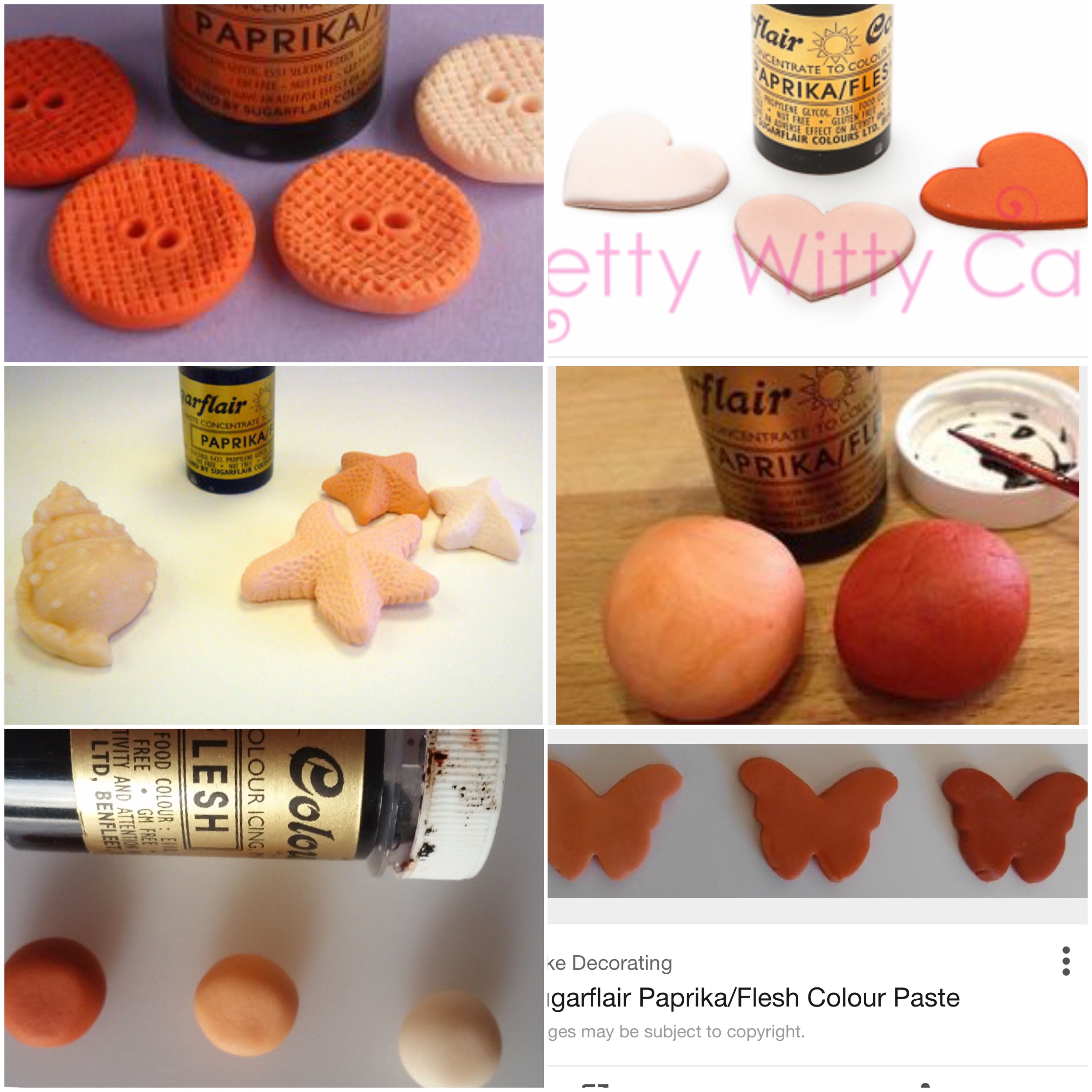 Χρώμα ζαχαροπλαστικής πάστα πορτοκαλί paprika/ flesh 25γρ Sugarflair