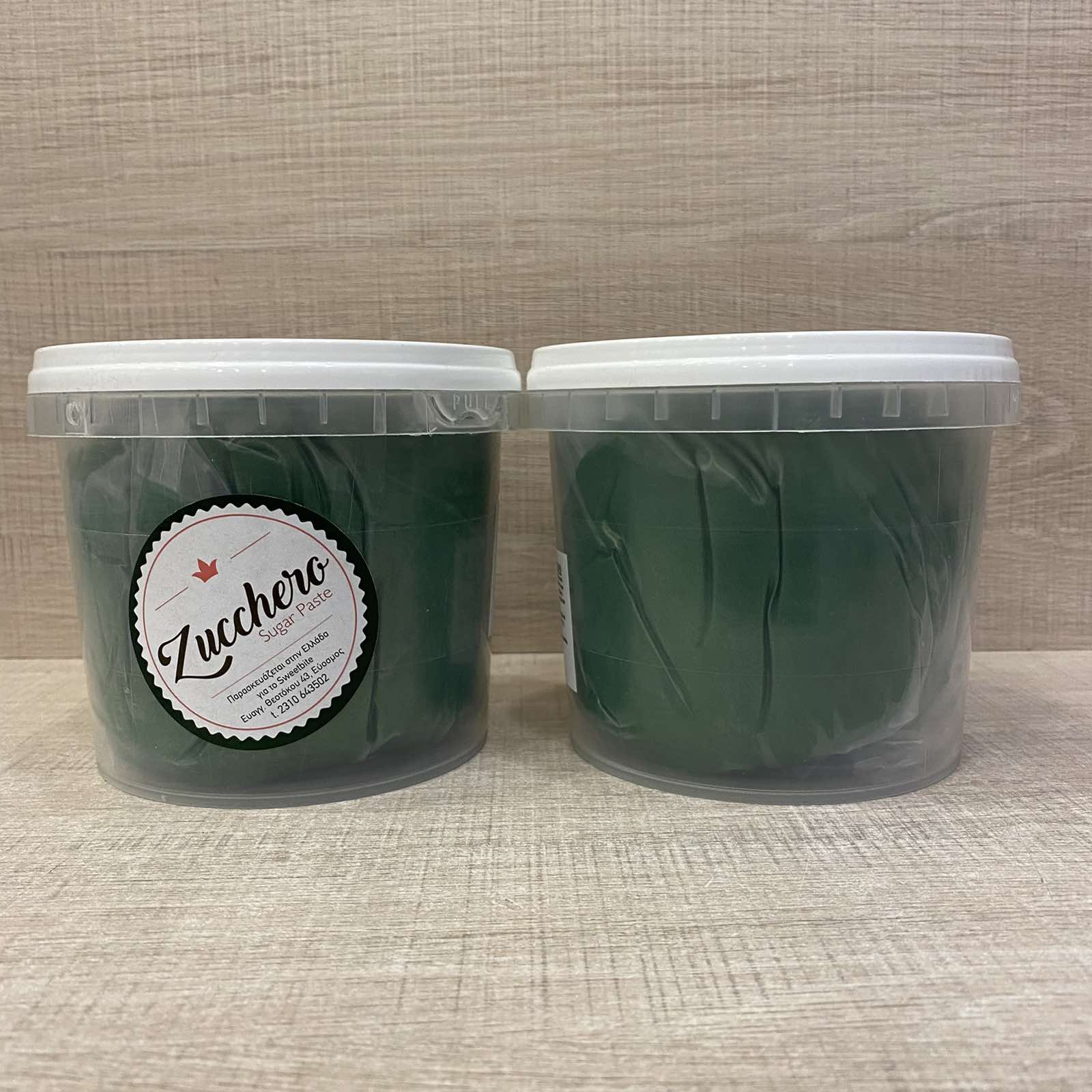 Ζαχαρόπαστα πράσινο σκούρο 1 κιλό Zucchero