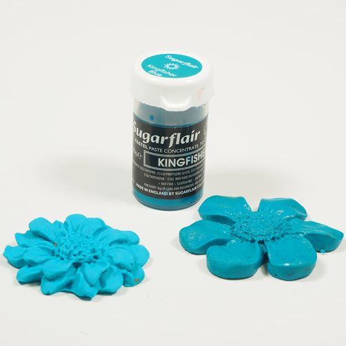 Χρώμα ζαχαροπλαστικής πάστα γαλάζιο kingfisher blue 25γρ Sugarflair