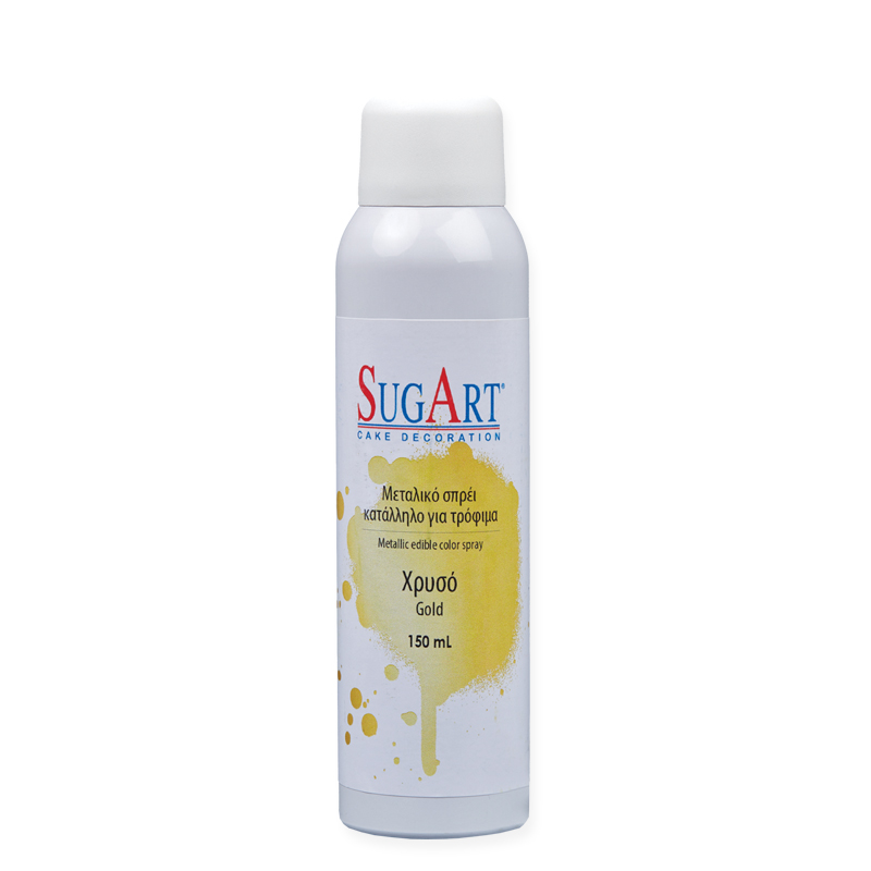 Σπρέυ ζαχαροπλαστικής χρυσό 150ml Sugart