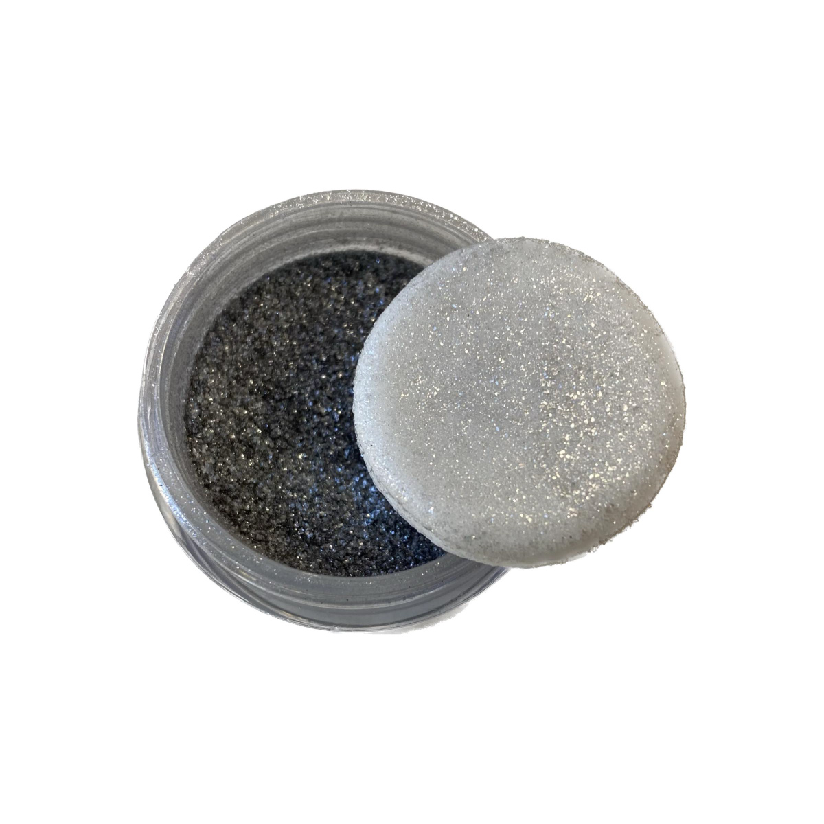 Glitter ζαχαροπλαστικής ασημί silver grey 5γρ Sweetbite