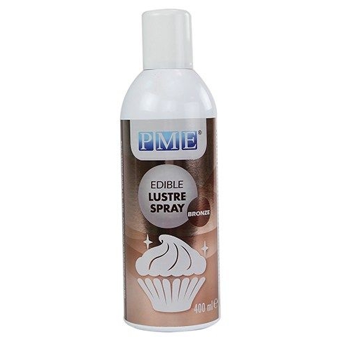 Σπρέυ ζαχαροπλαστικής μπρονζέ 400ml PME