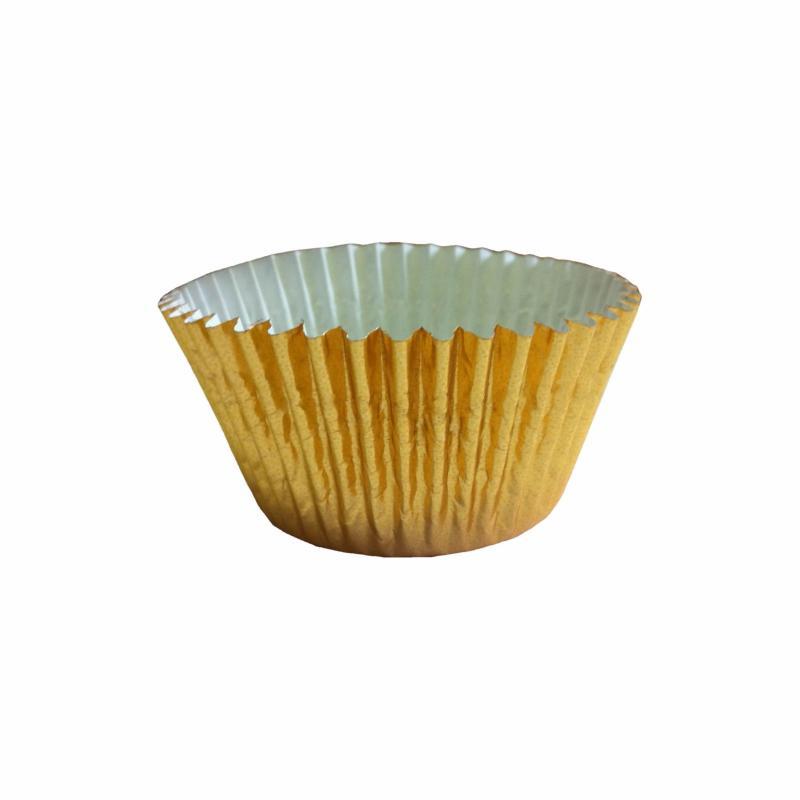 Θήκες cupcake χρυσό 5cm 500τεμ