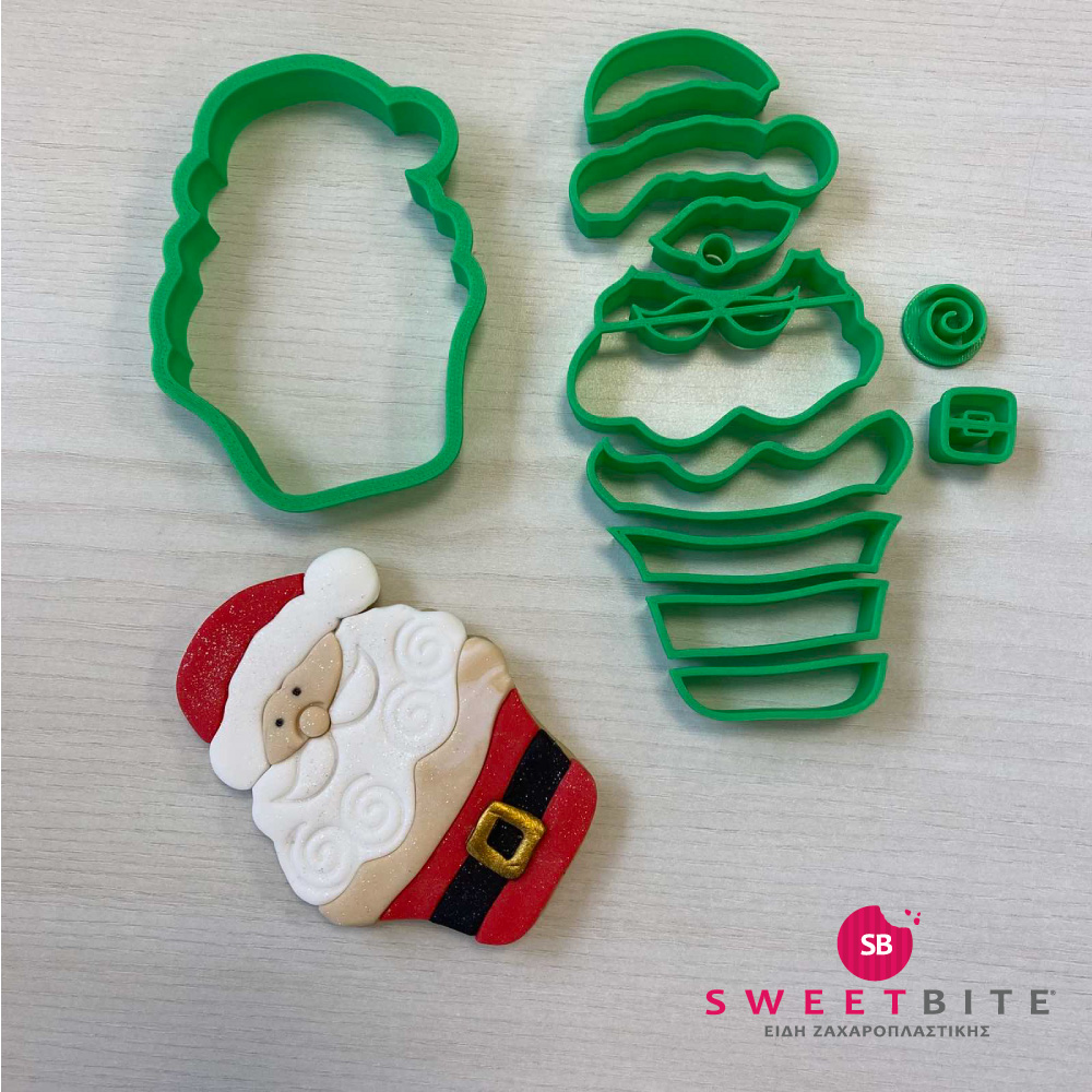 Κουπάτ Άγιος Βασίλης σε cupcake 10cm