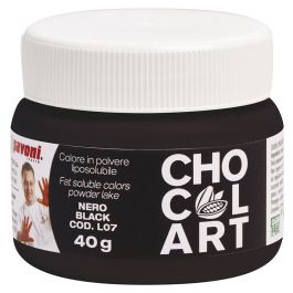 Χρώμα σοκολάτας μαύρο 40γρ Pavoni
