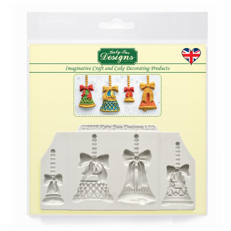 Καλούπι σιλικόνης καμπάνες 4 σχέδια Katy Sue