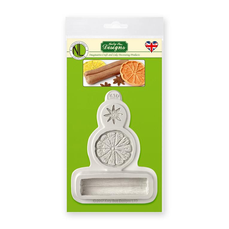 Καλούπι σιλικόνης κανέλα- πορτοκάλι- γλυκάνισο Katy Sue