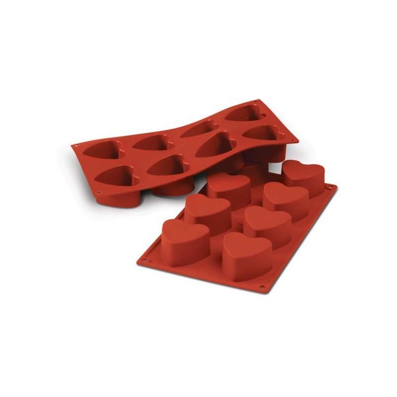 Φόρμα σιλικόνης καρδιές