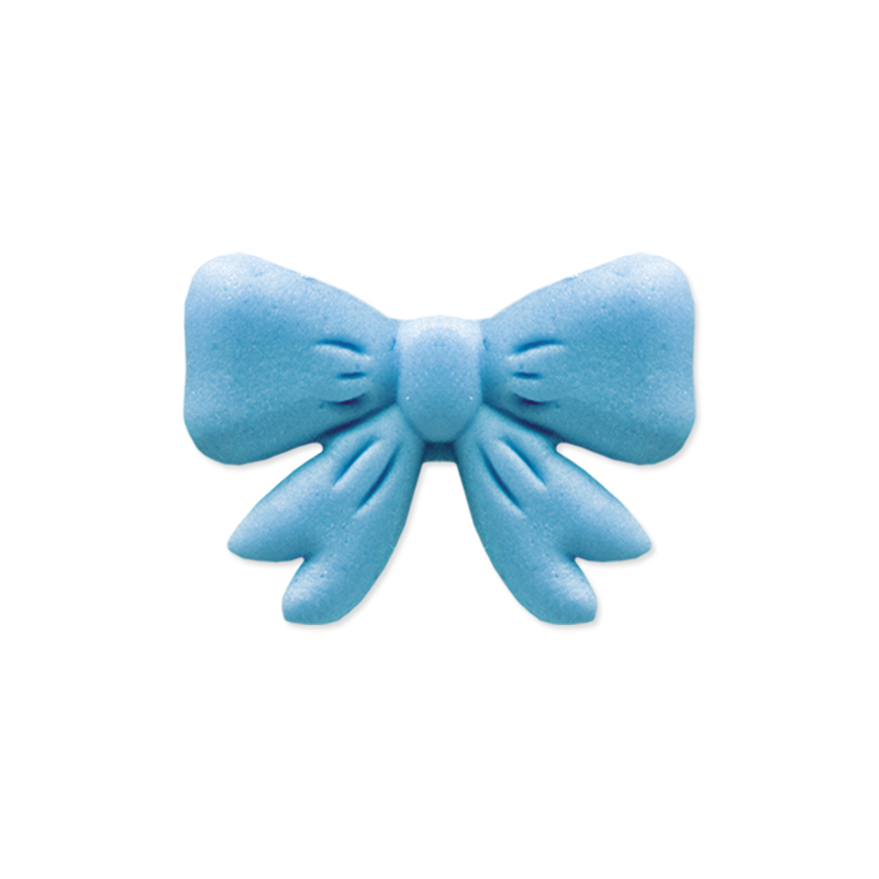 Φιογκάκια γαλάζια 3,5cm 40τεμ ζαχαρωτά Sugart