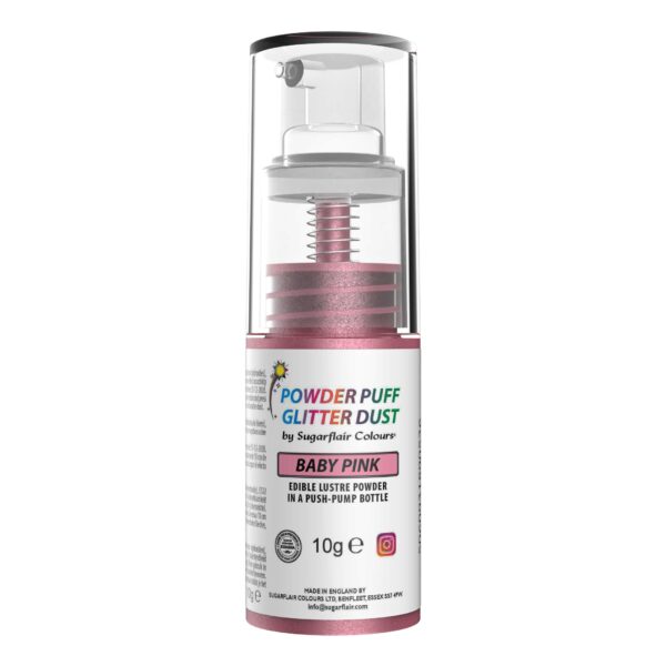 Pump spray ροζ περλέ 10γρ Sugarflair