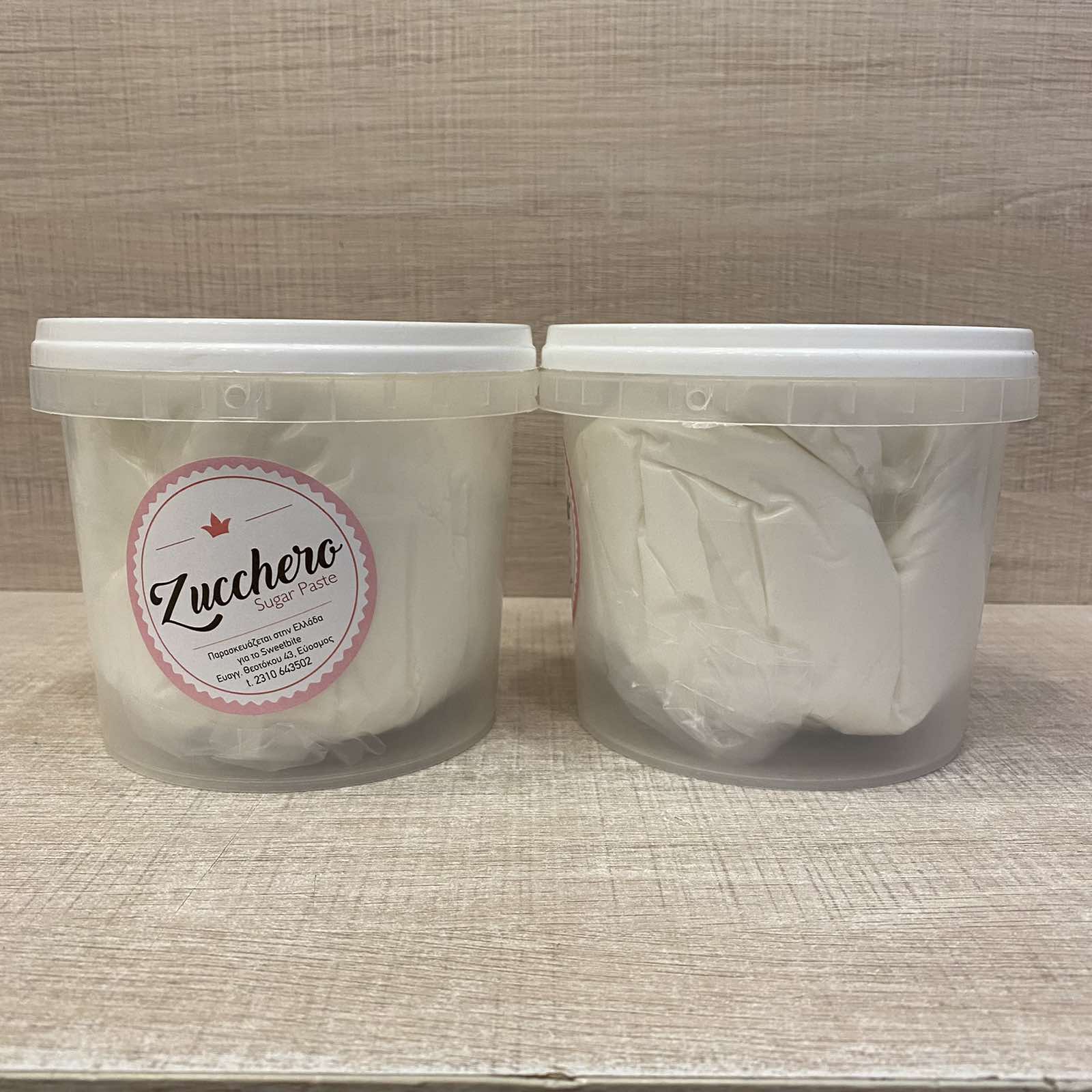 Ζαχαρόπαστα λευκή marshmallow 1 κιλό Zucchero