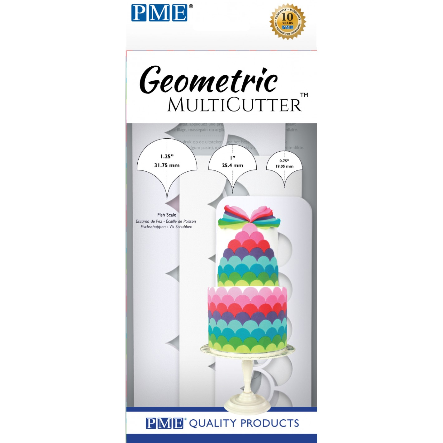 Κουπάτ γεωμετρικά σχέδια λέπια 3τεμ PME