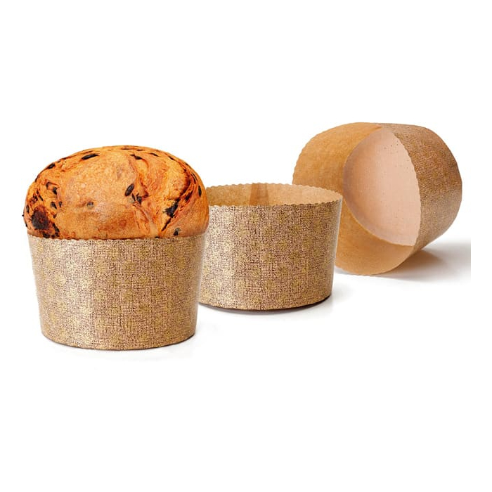 Φόρμα μιας χρήσης πανετόνε 13,4x9,5cm (500γρ)