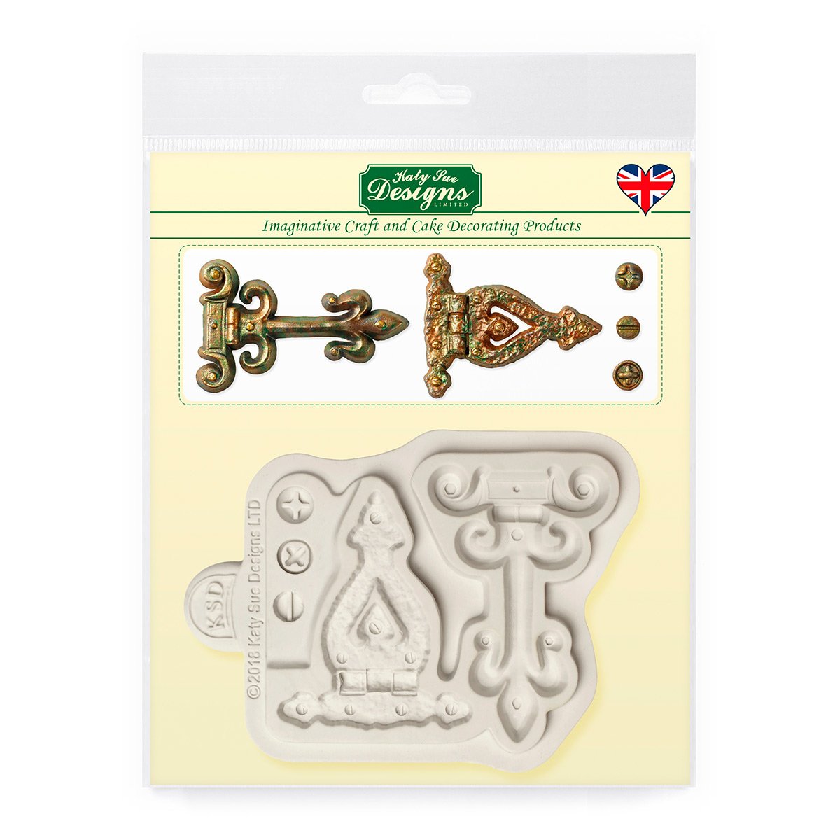 Καλούπι σιλικόνης Hinges and screws Katy Sue