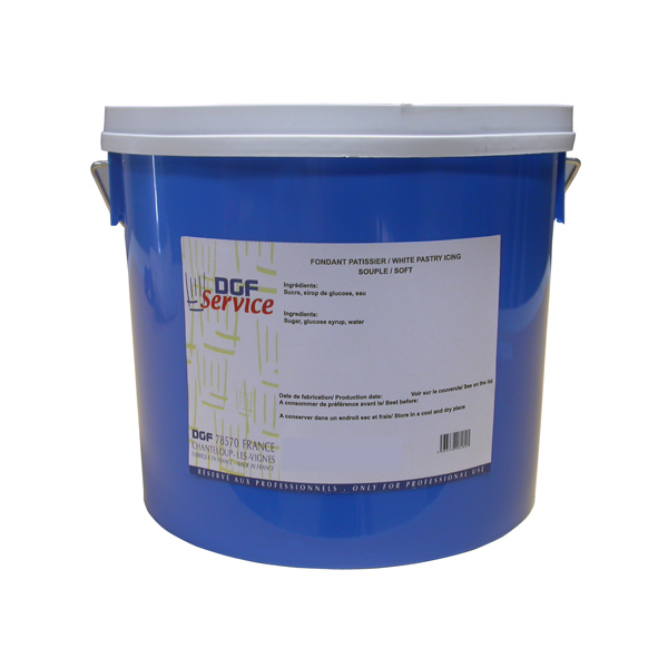 Γλάσο fondant λευκό 15 κιλά DGF